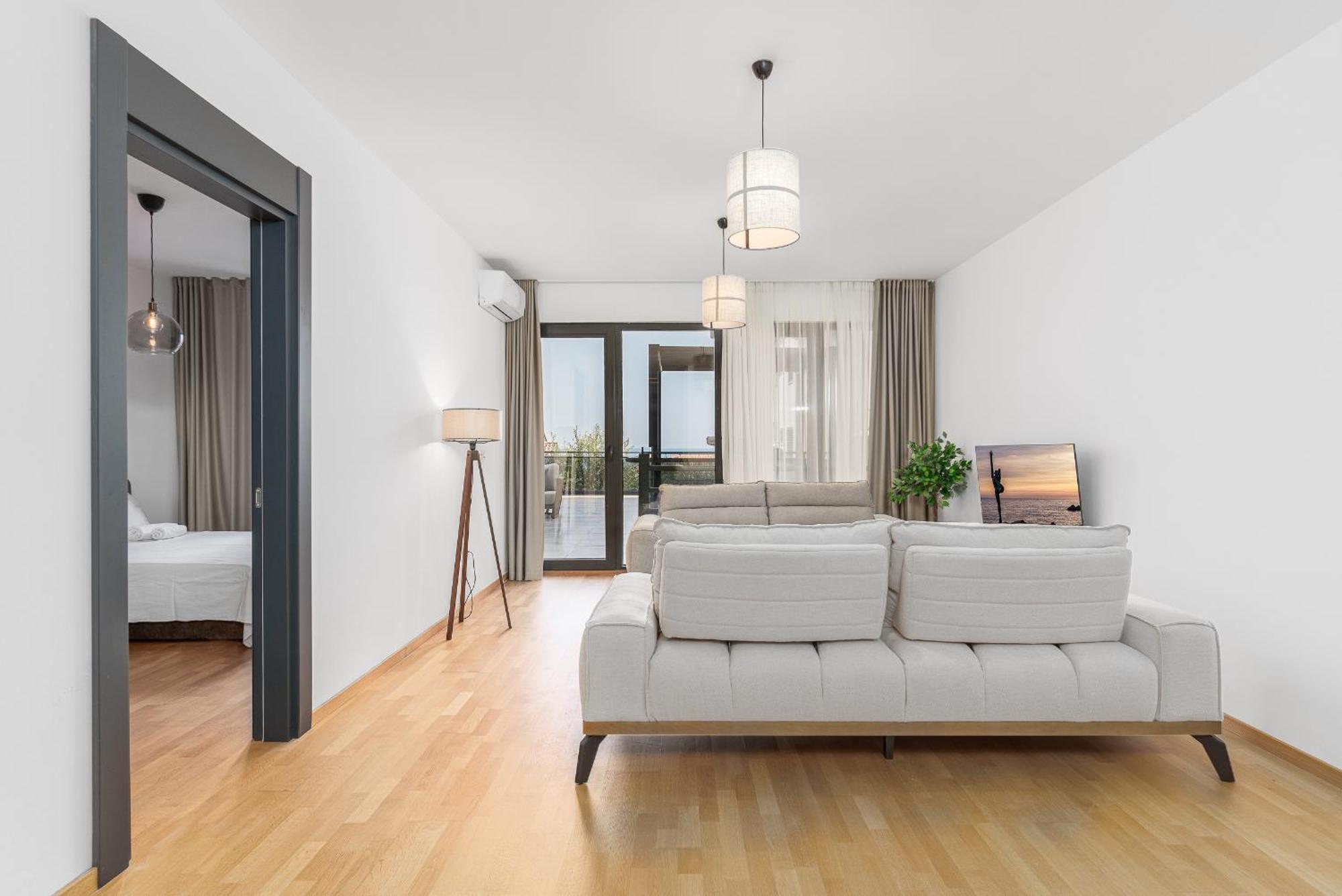 Апартаменты Vista Seaview Свети-Стефан Экстерьер фото