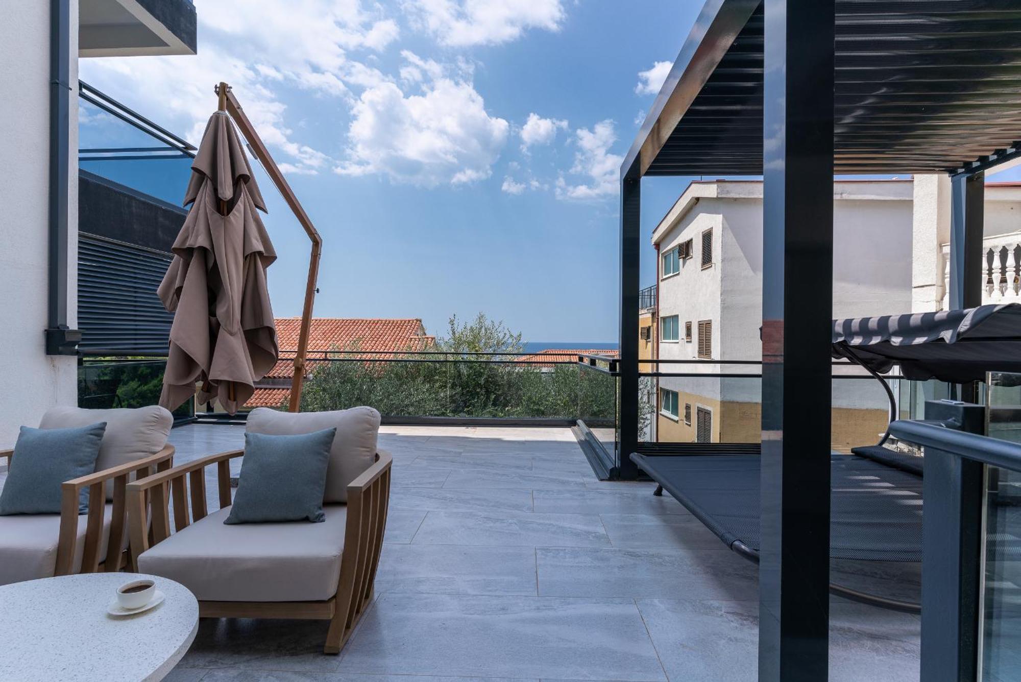 Апартаменты Vista Seaview Свети-Стефан Экстерьер фото