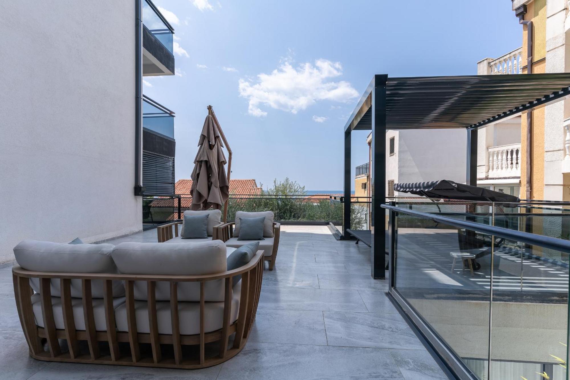 Апартаменты Vista Seaview Свети-Стефан Экстерьер фото