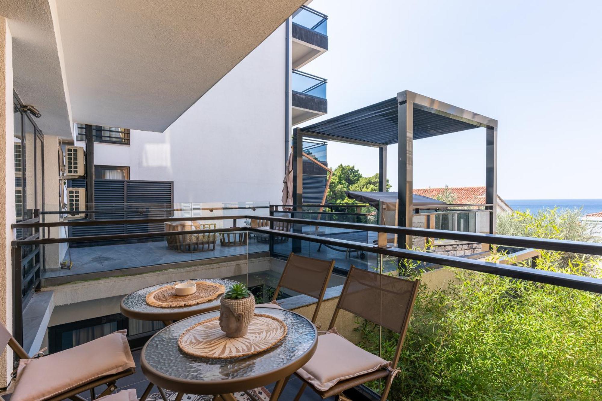 Апартаменты Vista Seaview Свети-Стефан Экстерьер фото